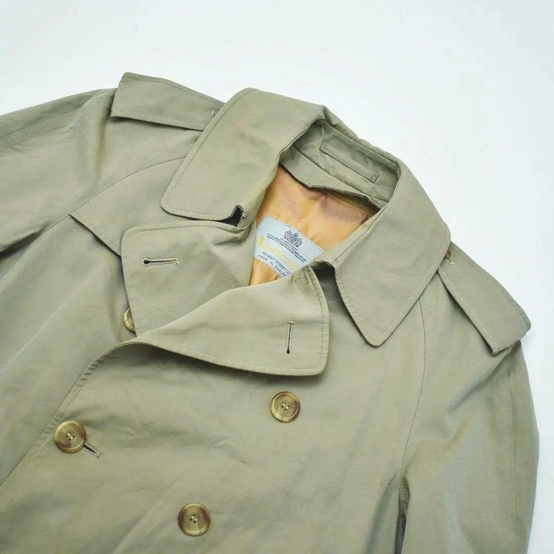 英国製 アクアスキュータム Aquascutum ライナー付き トレンチコート