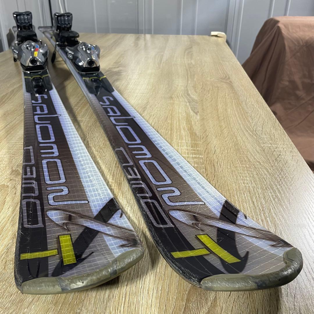 サロモン156cm HEAD上級ブーツ25.5cmストック付 メンテ済4点SET