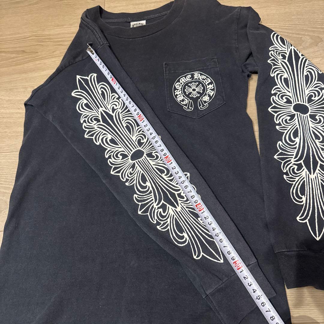 クロムハーツ ラスベガス限定ホースシューフローラルクロス 長袖Tシャツ