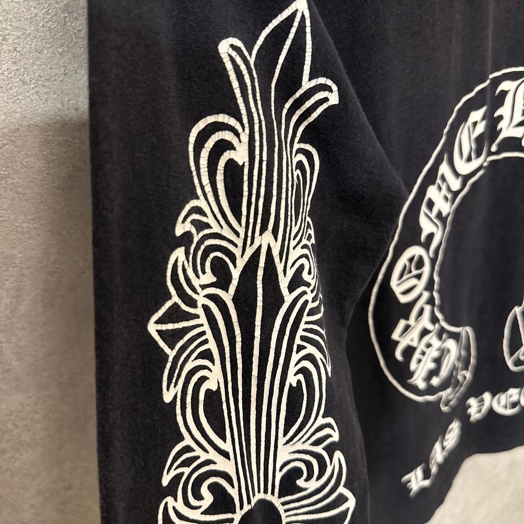 クロムハーツ ラスベガス限定ホースシューフローラルクロス 長袖Tシャツ