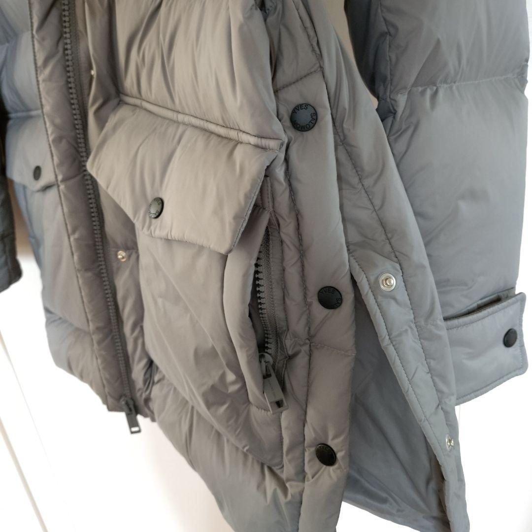 ソ*マ様 新品 yves salomon イヴサロモン ダウン グレー