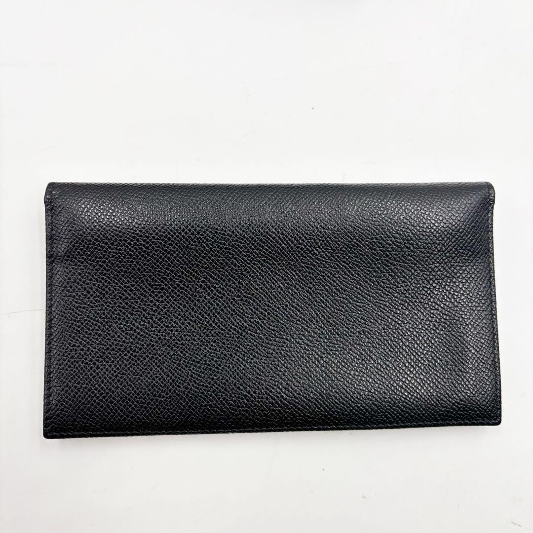 【美品】ブルガリ　長財布 ブルガリマン サフィアーノレザー サークルロゴ