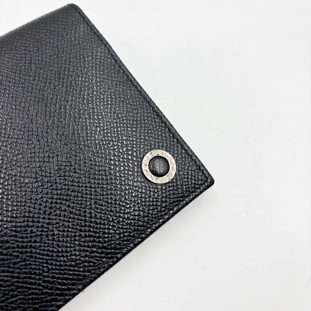 【美品】ブルガリ　長財布 ブルガリマン サフィアーノレザー サークルロゴ