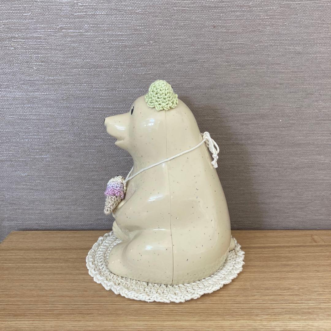 しろくま貯金箱　アイスクリーム トリプル　2点セット