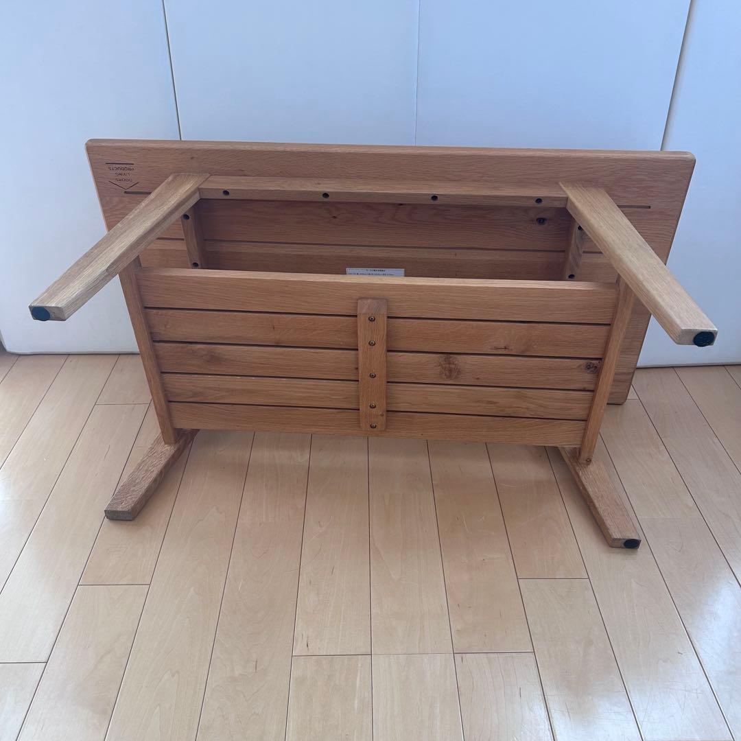 URBAN RESEARCH DOORS 木製センターテーブル　収納棚付きw90