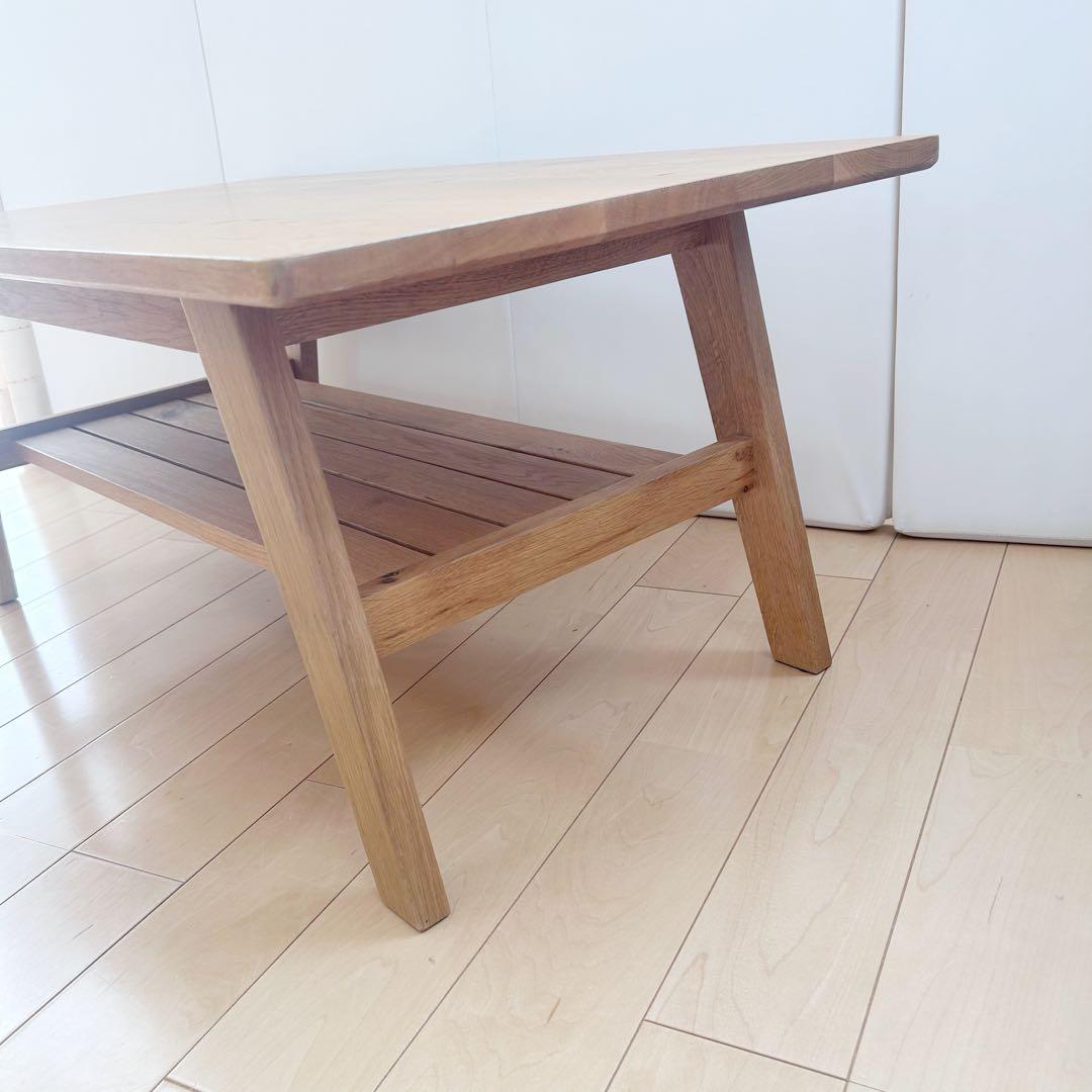 URBAN RESEARCH DOORS 木製センターテーブル　収納棚付きw90