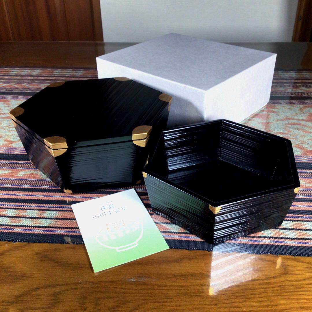 『芸術うー特価』　山田平安堂　菓子器　大・小