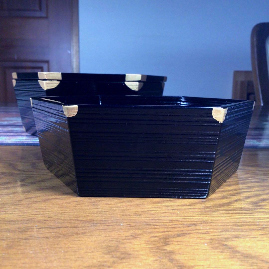 『芸術うー特価』　山田平安堂　菓子器　大・小