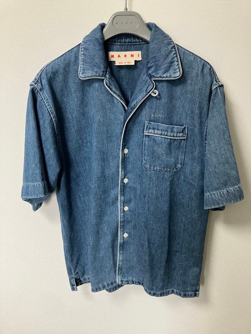 MARNI マルニ　デニム　シャツ　トロピカル　ウール　メンズ　スラックス