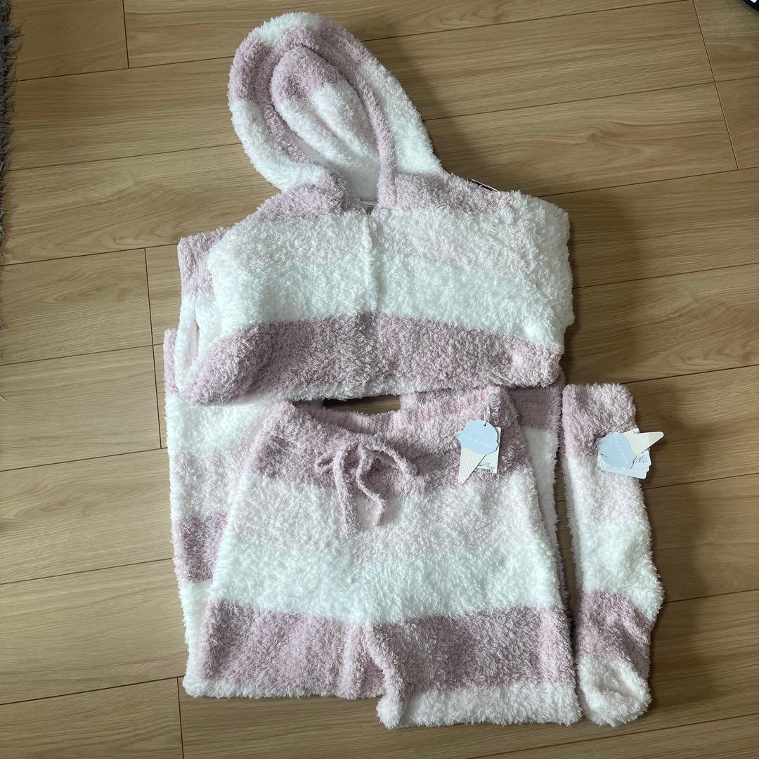 【美咲】ジェラートピケ　ルームウェア3点セット