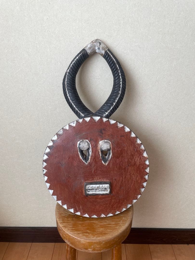 商品名: バウレ族 プレプレの仮面（アフリカ伝統工芸品）