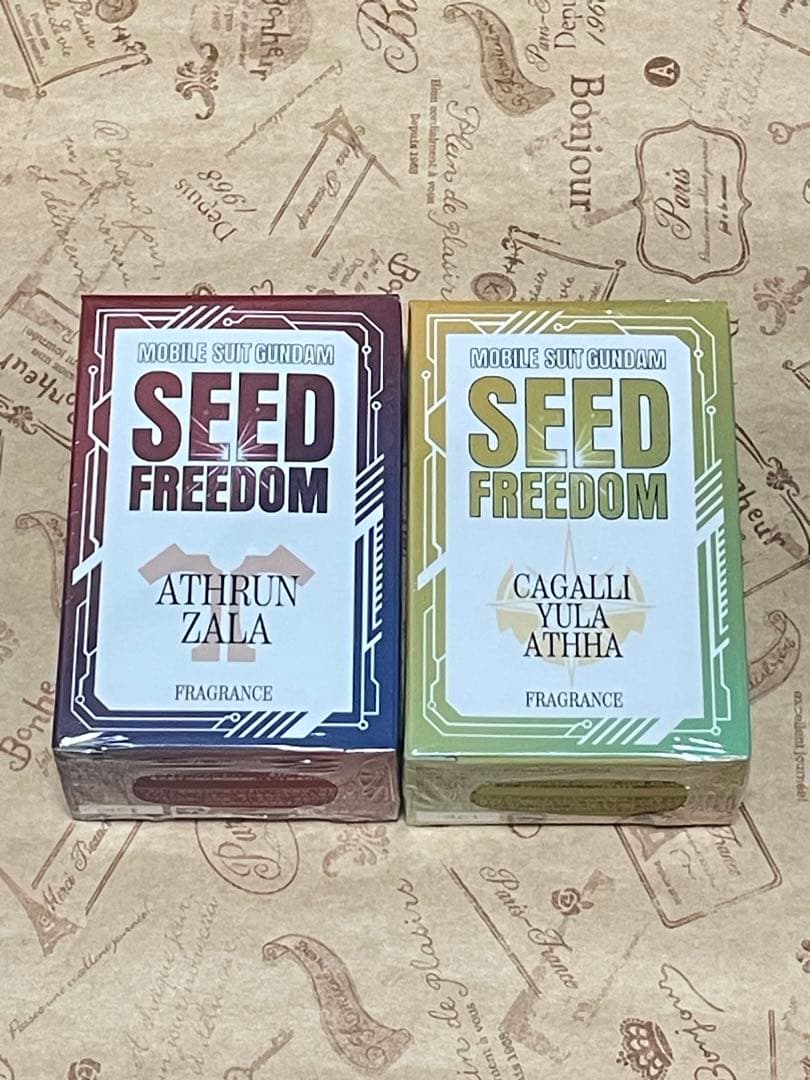 機動戦士ガンダムSEED FREEDOM フレグランス　香水　アスラン　カガリ