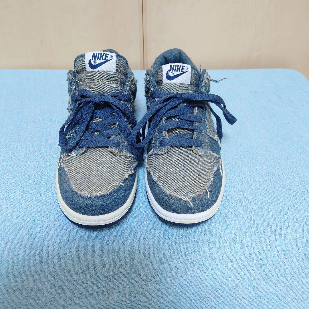 NIKE　スニーカー　デニム素材　ブルー系　24cm