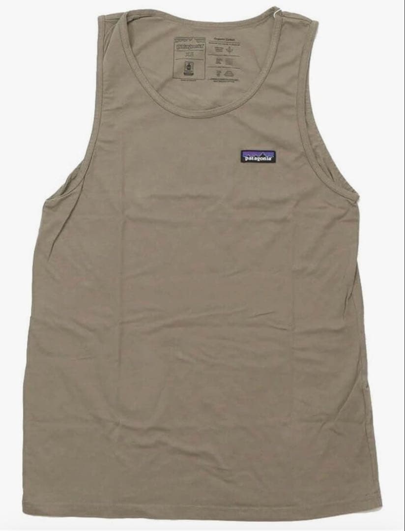 【美品】パタゴニアオーガニックP6ラベルタンクトップ　M