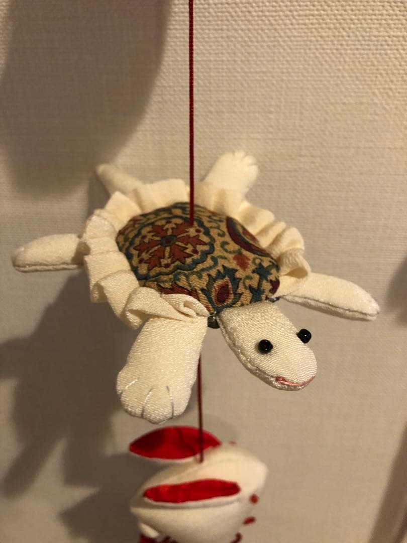 【匿名配送】桃の節句の壁掛け②　吊るし飾り　吊るし雛