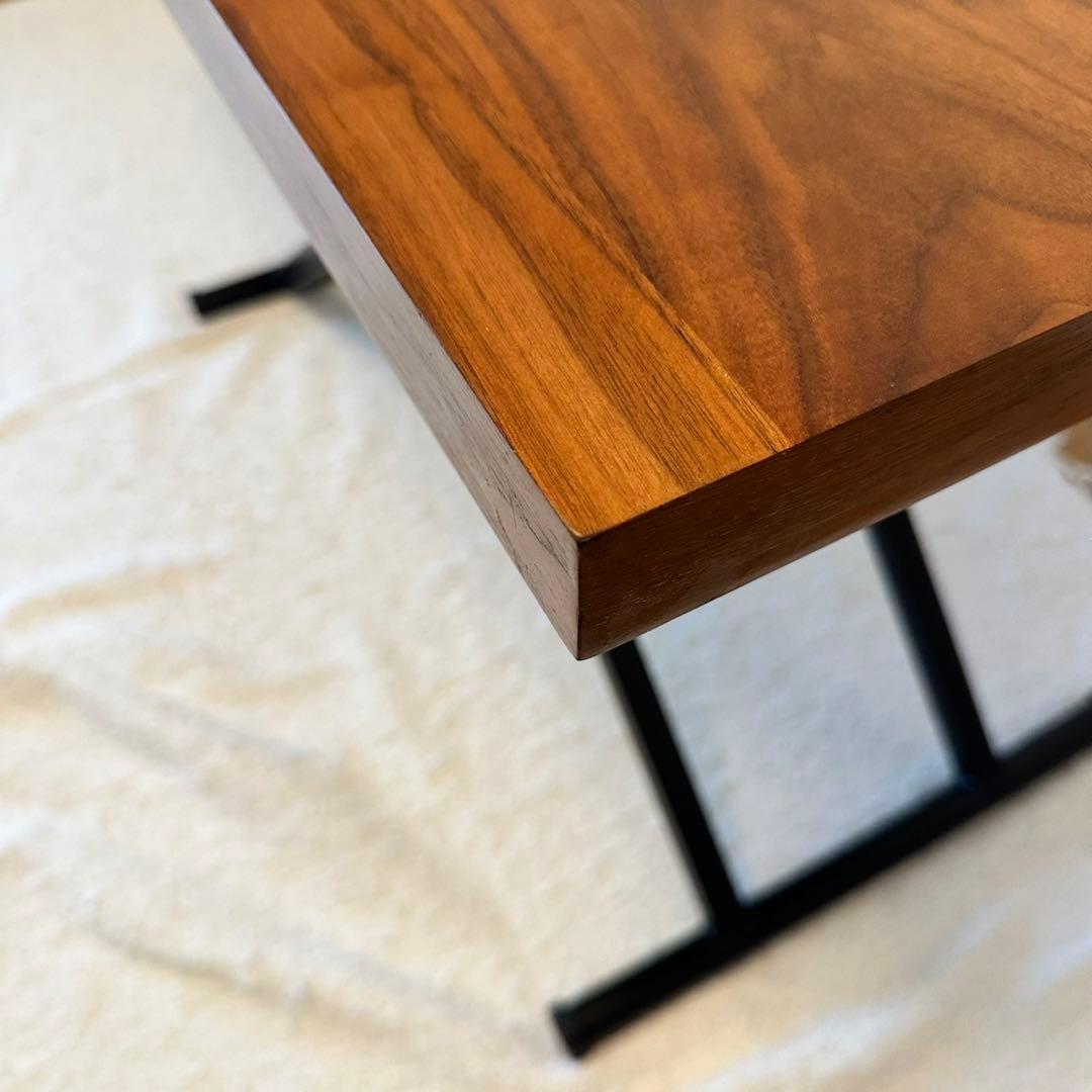 【NITORI】ウォールナット 昇降式 ダイニングテーブル