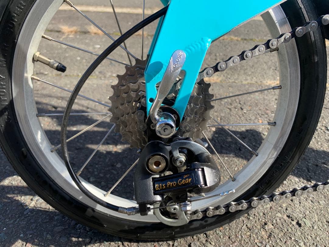 【即乘】送料無料 PEUGEOT 折り畳み自転車7速 ミニベロ 小径車16インチ