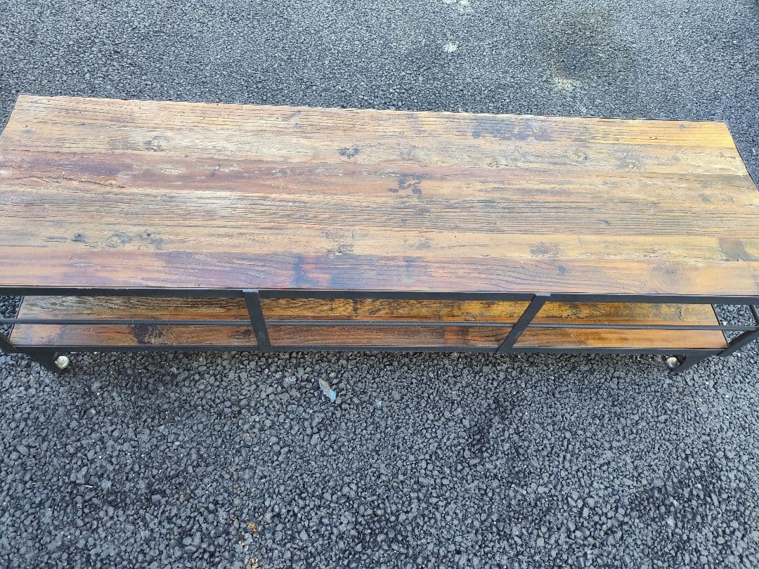 【関東圏限定】ノットアンティークス テレビボード W1480 古材 アイアン