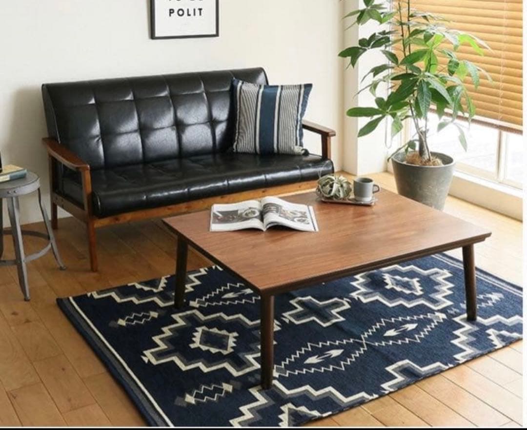 ジャンク品⭐︎コードなし　こたつテーブル 105×75cm フラットヒーター