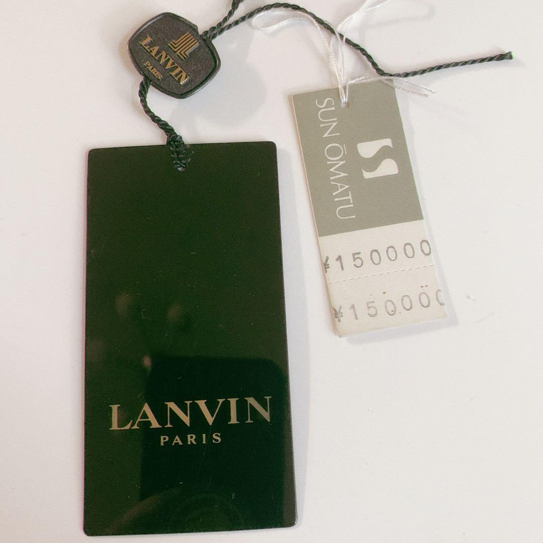 【未使用】LANVIN　ランバン　メンズステンカラーコート　ヘリンボーン　L