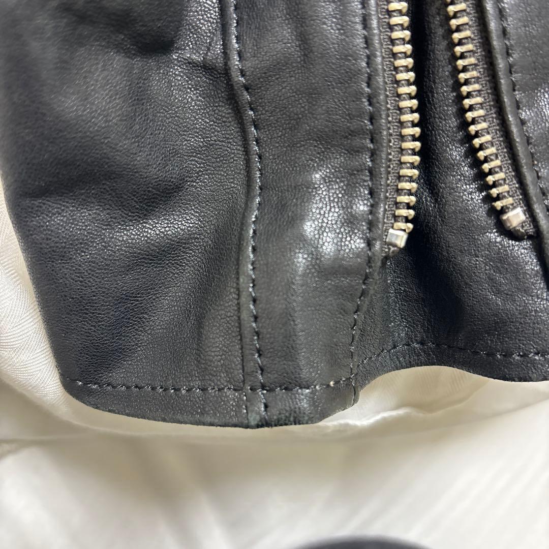 アパルトモンLisiereリジエール　ライダースジャケット　34 ブラック