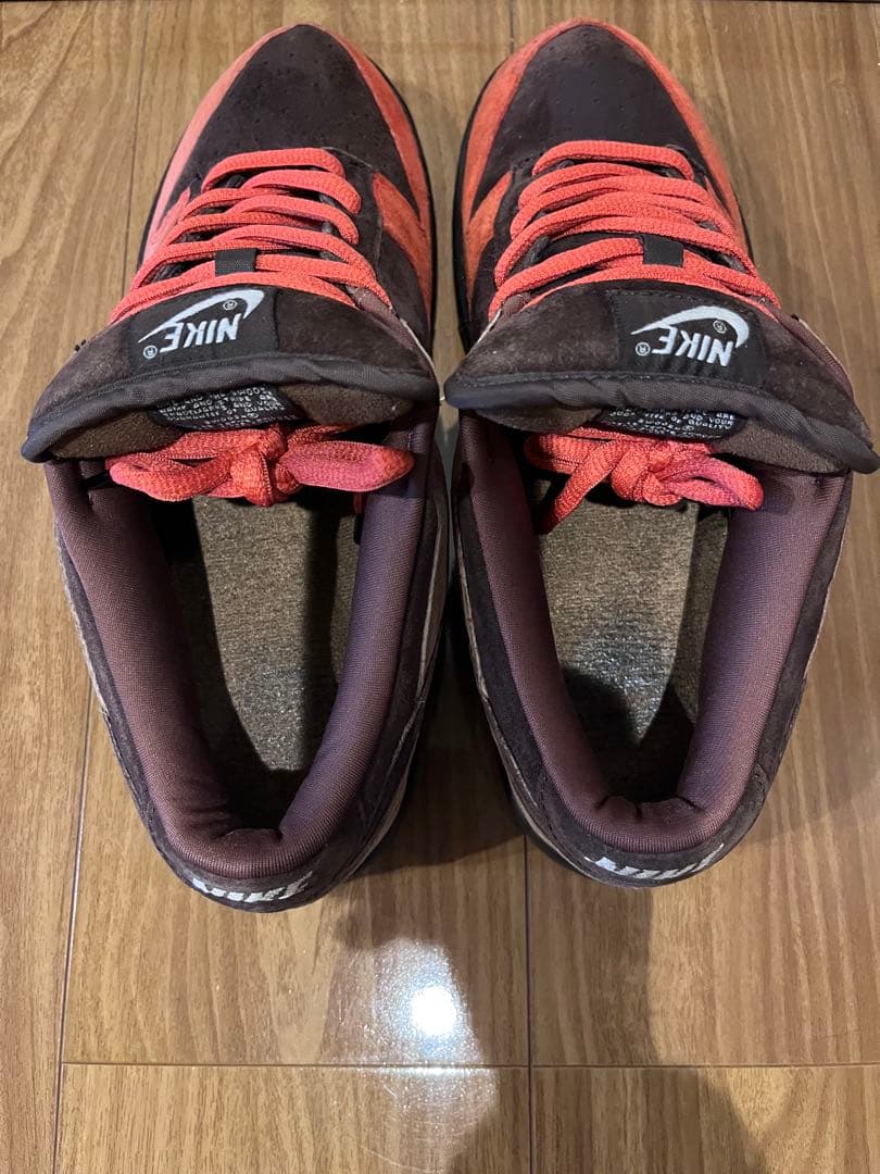 NIKE DUNK SB PRO SBつま赤 バイソン ダンクロー 超希少サイズ