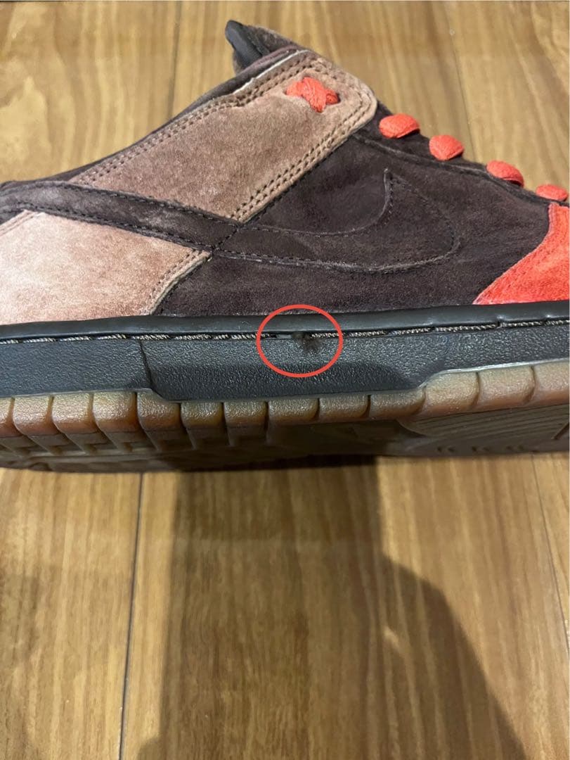 NIKE DUNK SB PRO SBつま赤 バイソン ダンクロー 超希少サイズ