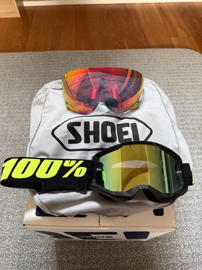 【美品】SHOEI EX-ZERO ゴーグルセット