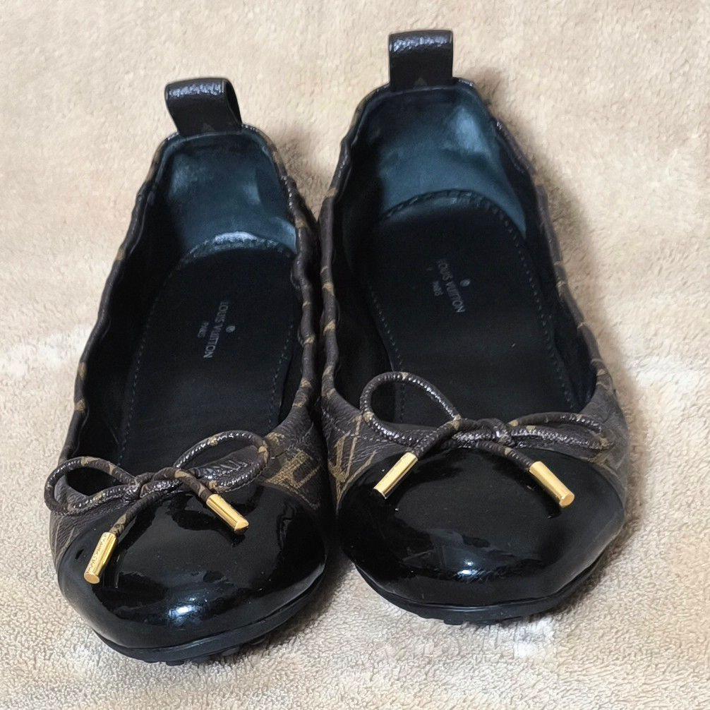 LOUIS VUITTON　モノグラム　バレリーナ　フラットシューズ　38サイズ