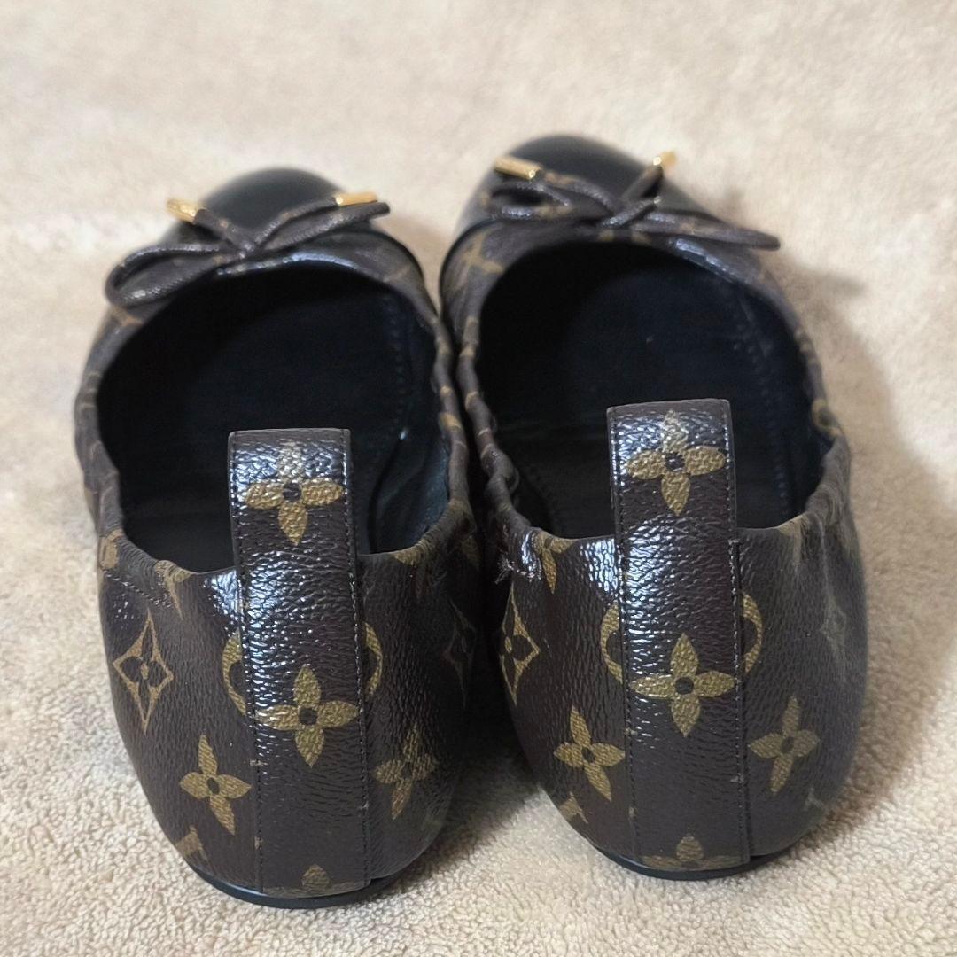 LOUIS VUITTON　モノグラム　バレリーナ　フラットシューズ　38サイズ