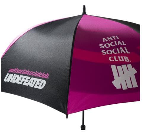新品 アンチソーシャルソーシャルクラブ × アンディフィーテッド × F1 傘
