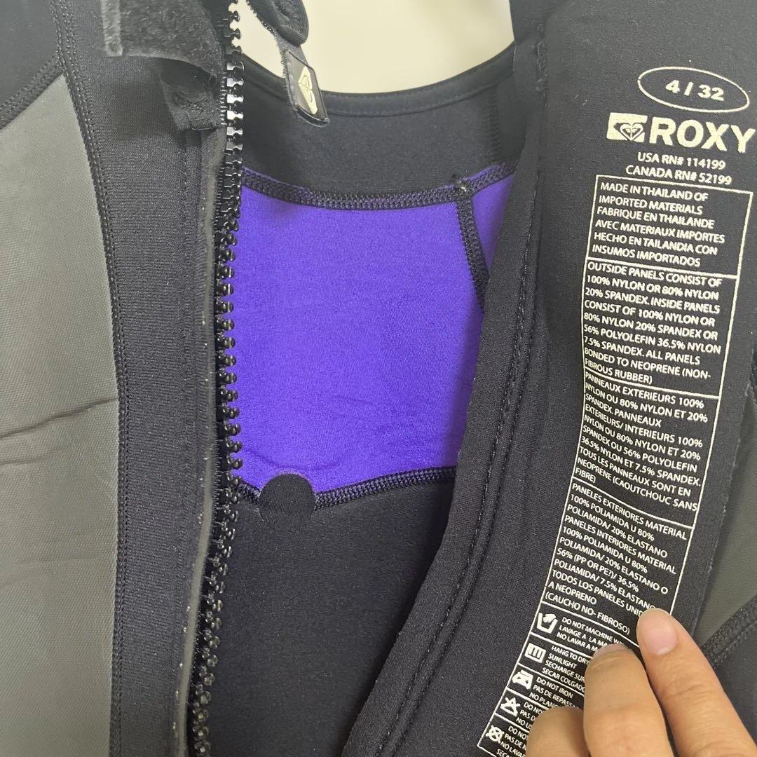 美品　ROXY ロキシーウエットスーツ　激レア　4/32 レディース　黒