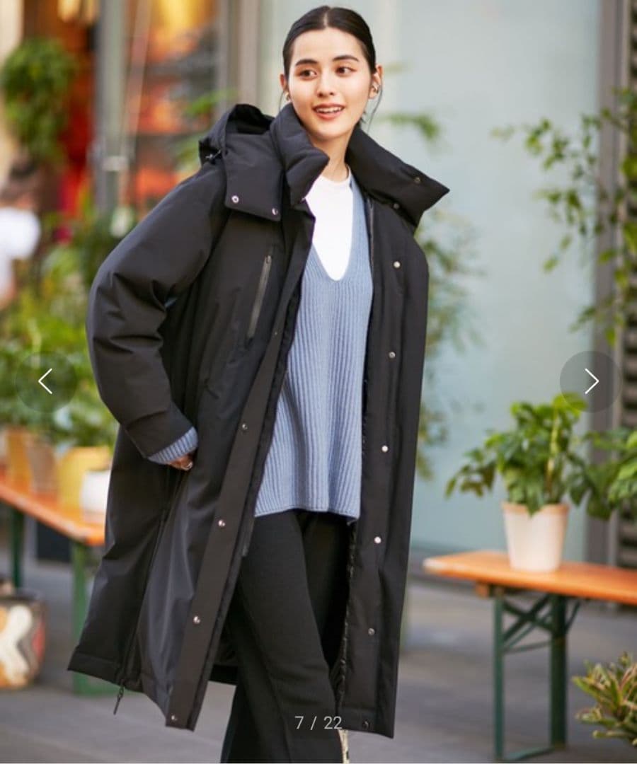 NANO universe✨️西川ダウン(R) ソロテックスロングダウン 38