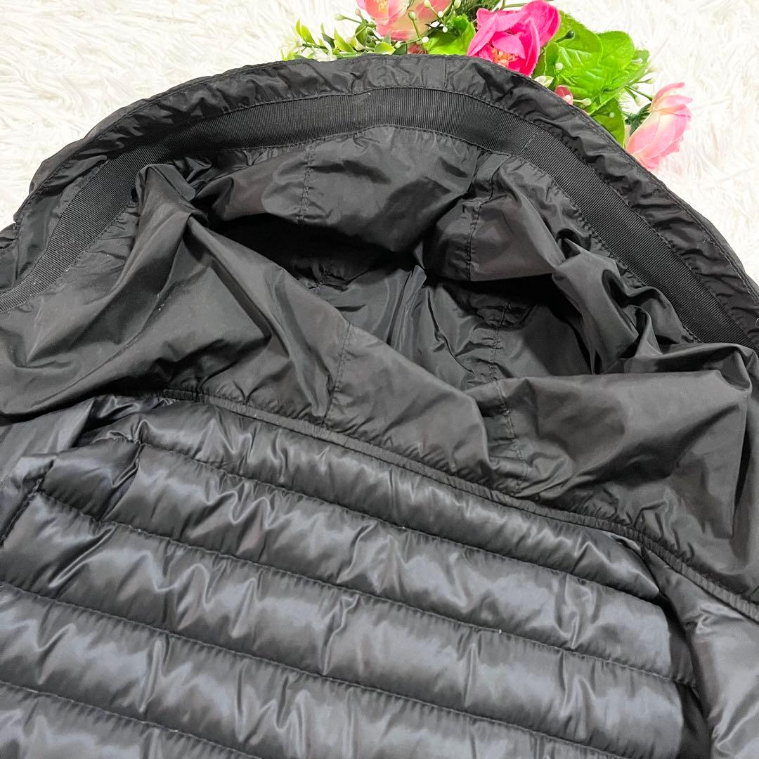 美品　MONCLER LUCILA ダウンベスト　フリル　ブラック　0