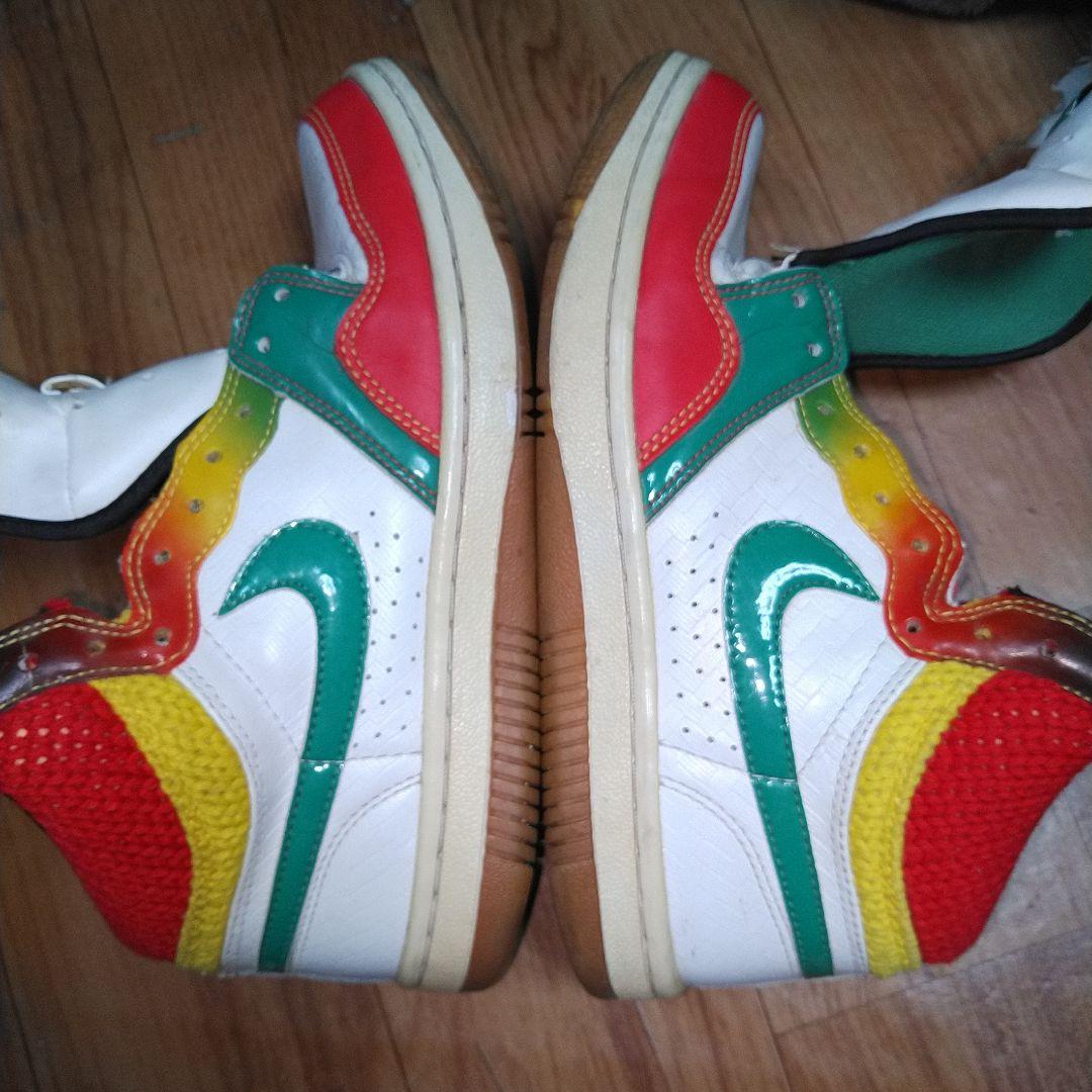 NIKEナイキ2008年製COURT FORCE HIコートフォース25㎝レゲエ