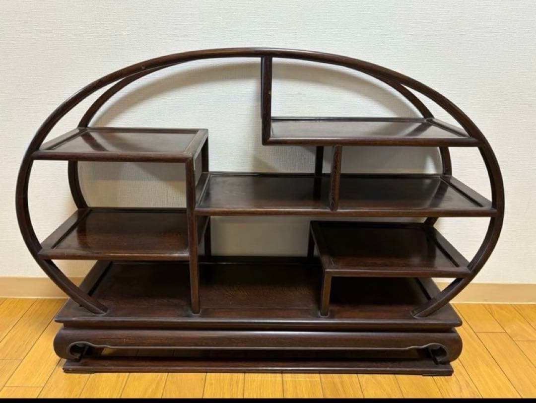 台湾製　高級紅木棚