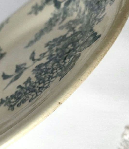 希少　美品　ジアン　LILAS 　平皿E　フランスアンティーク