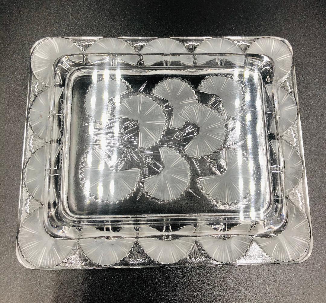 LALIQUE Bluets ラリック トレイ 小物入れ 灰皿