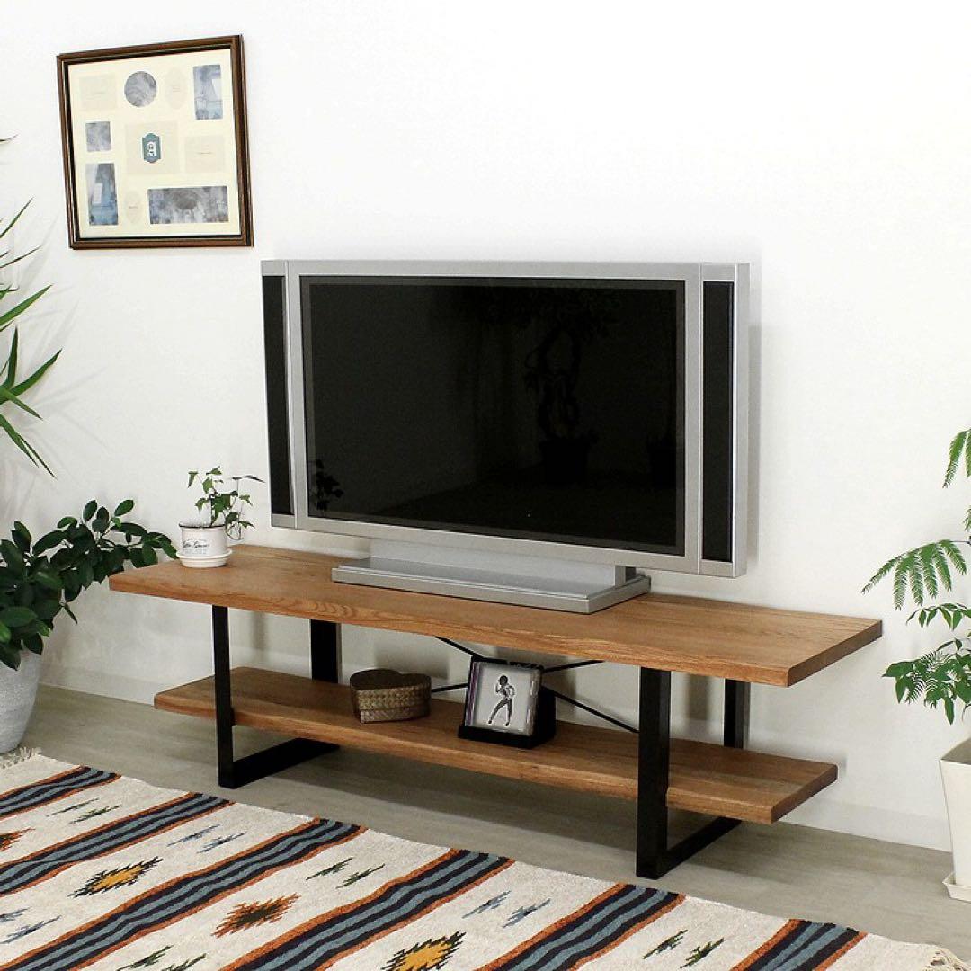 新品☆モダンなテレビボード テレビ台 オープンボード ローボード オーク無垢