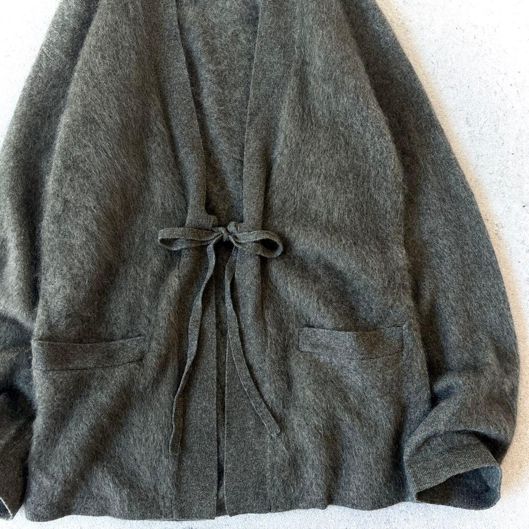 ユナイテッドアローズアンドサンズ カシミヤ100% シャギー ニットカーディガン