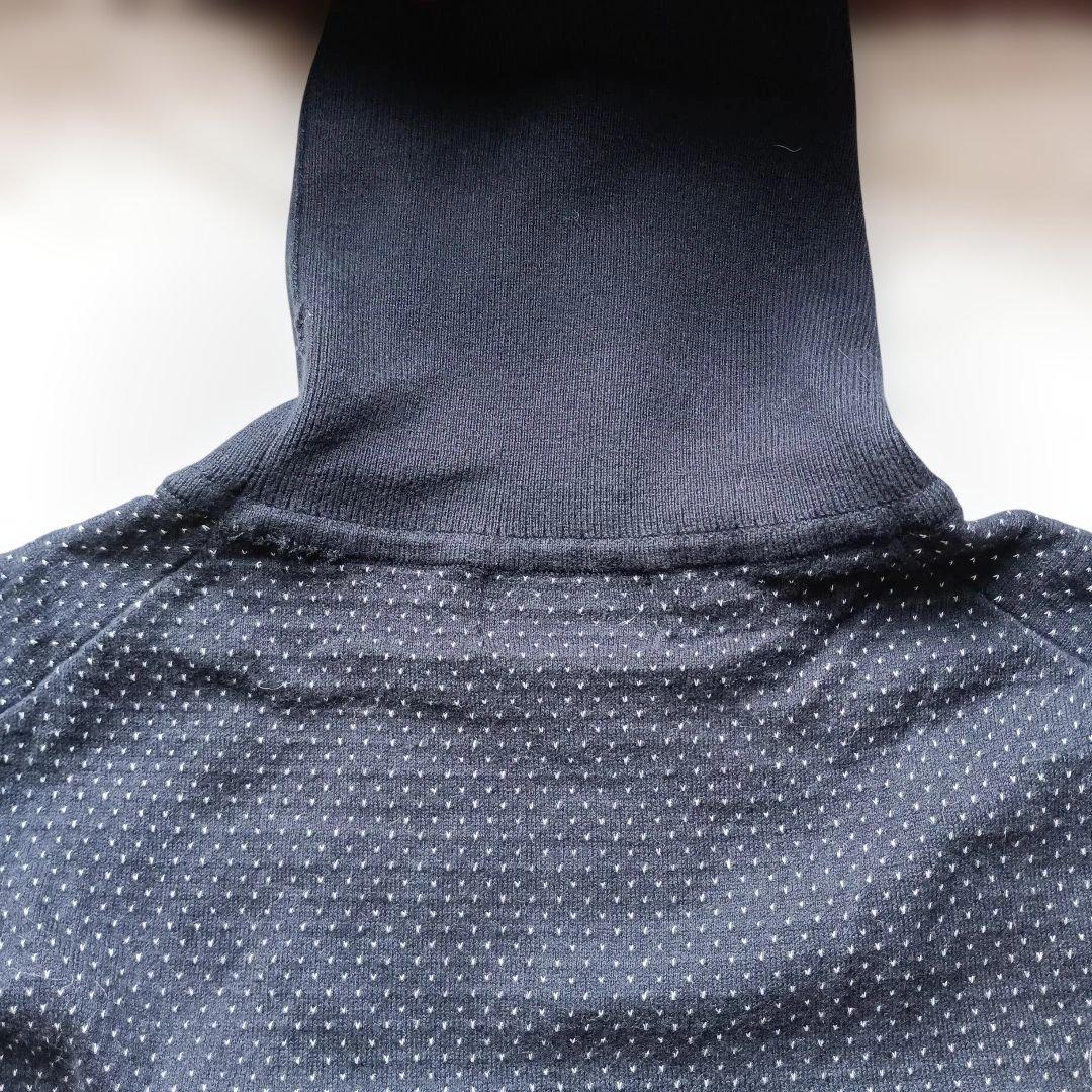 パーリーゲイツ　カシミヤタッチ　タートルネックセーター