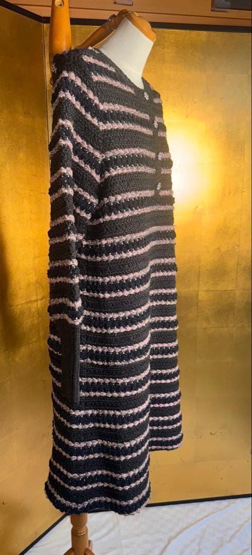 【Reneルネ】タグ付き定価77,000円ニットツイードワンピース38