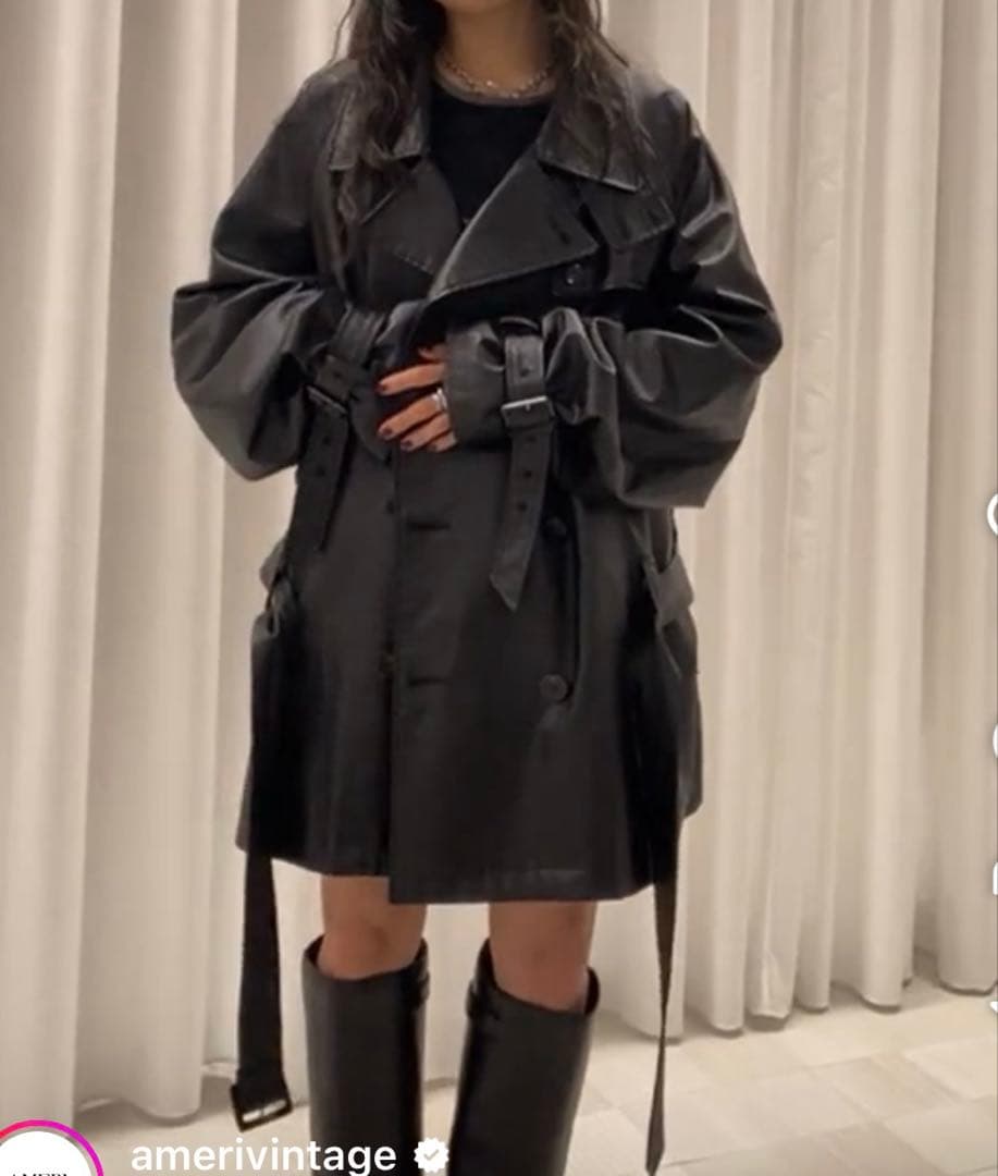 ジャケット・アウター amerivintage DADDY MIDI TRENCH COAT