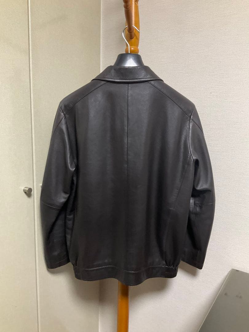 ゆ*け様 デュポン　S.T Dupout ダークブラウン レザー ジャケット