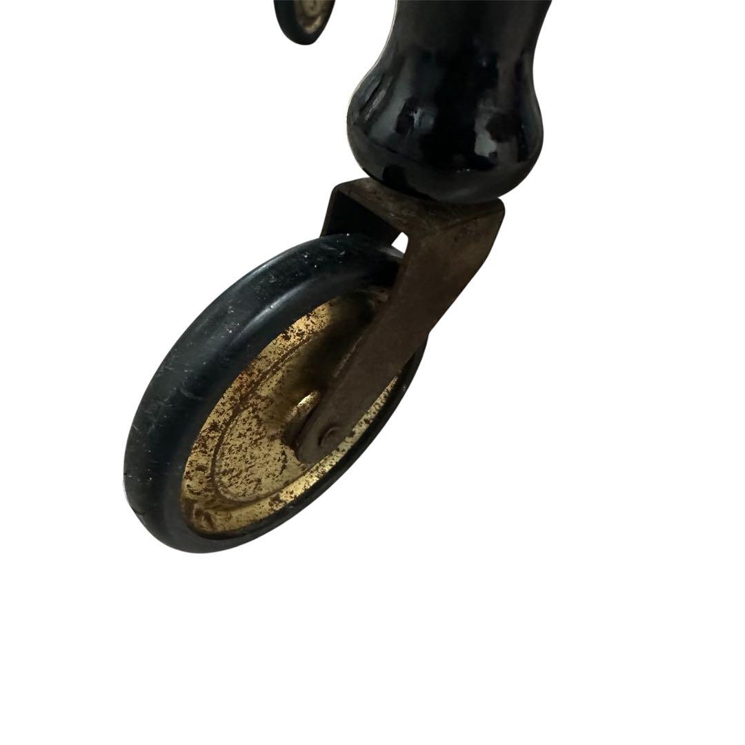 イタリア製DOMANI ドマン　キャスター付　象嵌ワゴン　キッチンワゴン