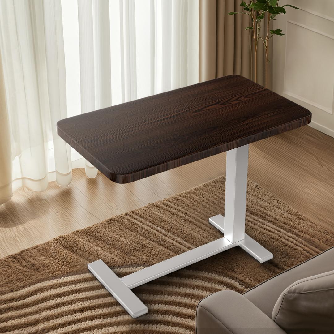 サイドテーブル昇降式 ガス圧昇降ベッドテーブル PCテーブル 介護テーブル