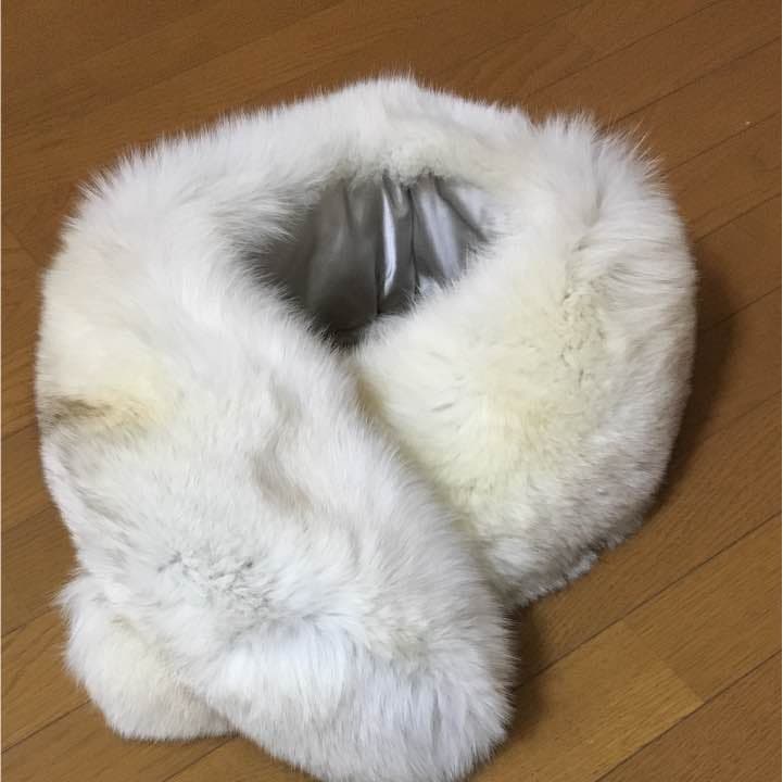フォックス　ジャンボ　ファー　襟巻き　成人式　パーティー