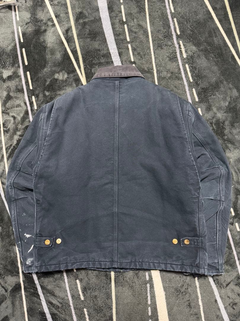 ‼️【ヴィンテージ雰囲気】カーハートトラディショナルジャケット J02BLK