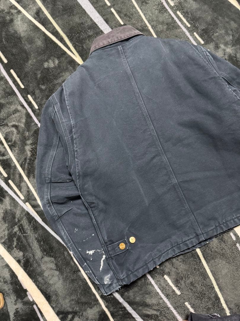 ‼️【ヴィンテージ雰囲気】カーハートトラディショナルジャケット J02BLK