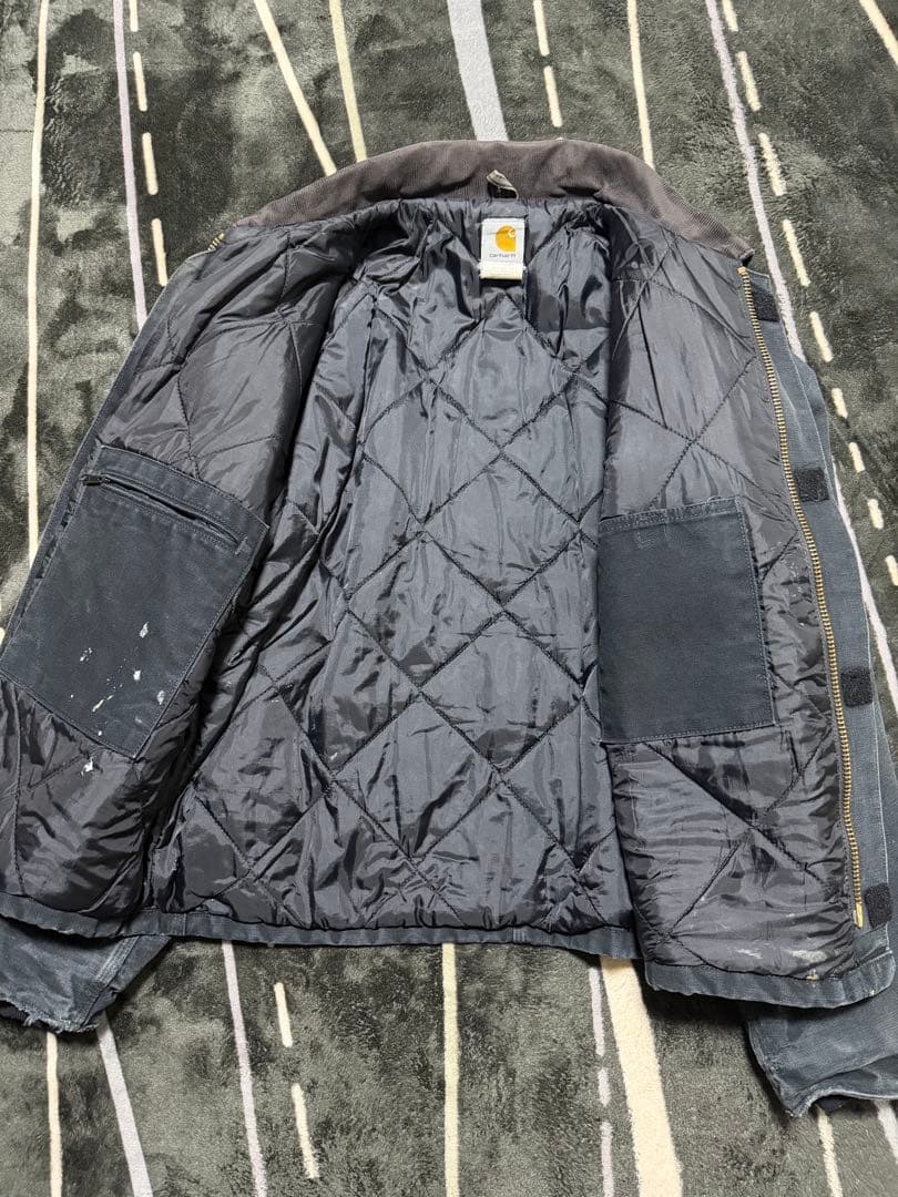 ‼️【ヴィンテージ雰囲気】カーハートトラディショナルジャケット J02BLK
